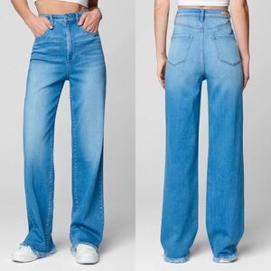 Blank NYC Sky Blue Wide Leg Jeans